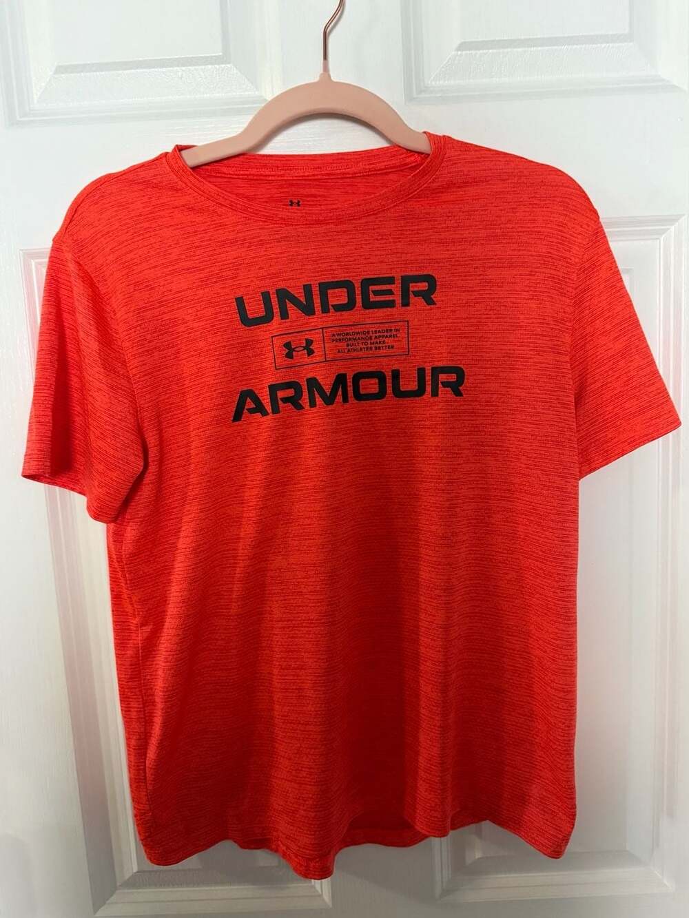 Under Armour Performance Graphic T-Shirt Youth Large YLG Red